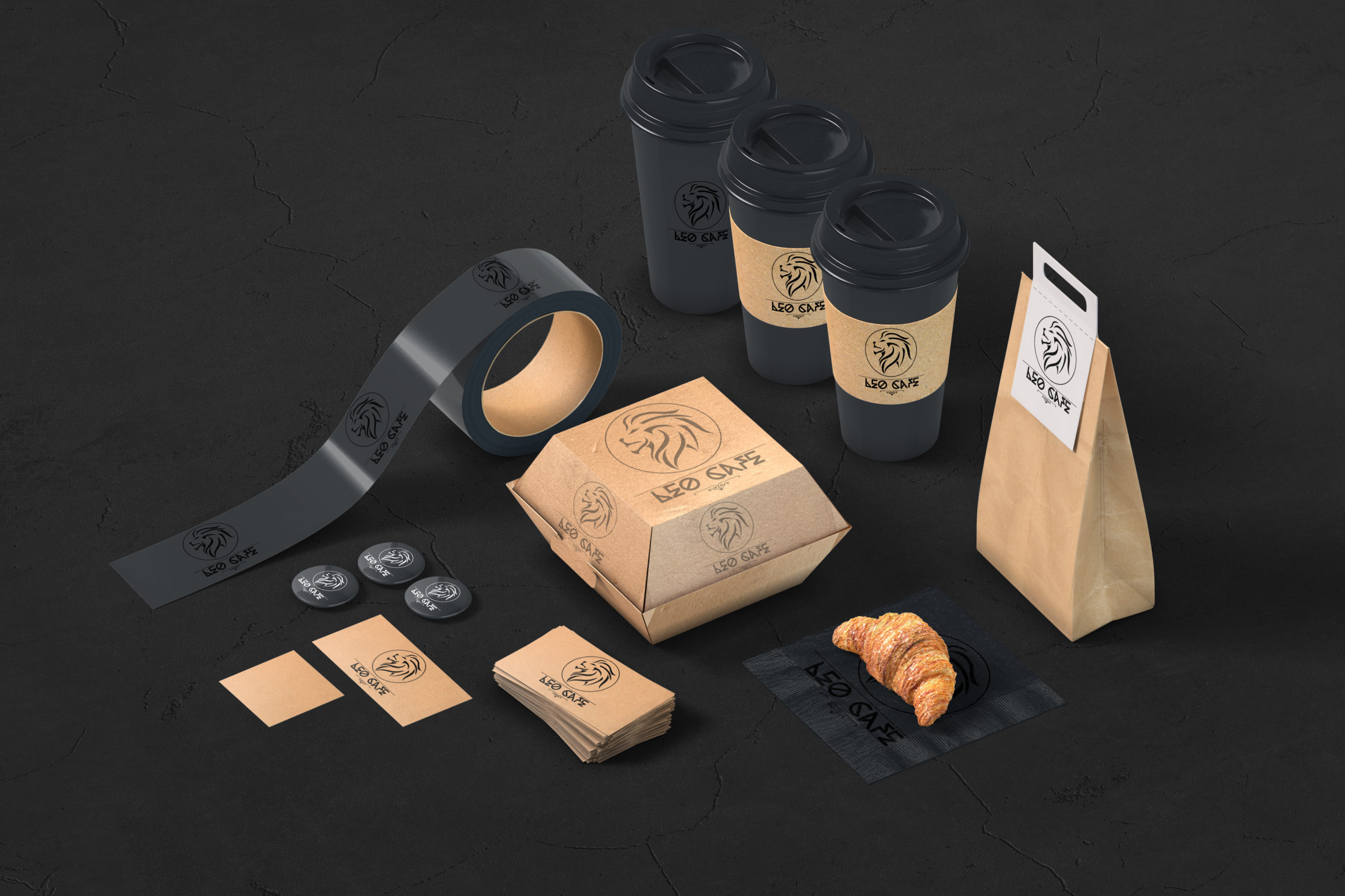 LEO Cafe Branding