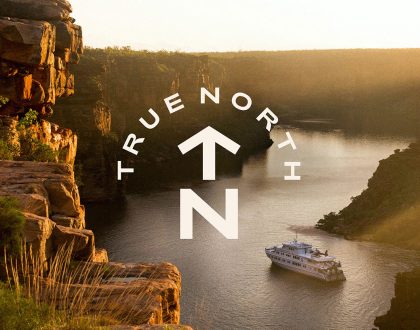 True North logo and identity, by Re, Sydney