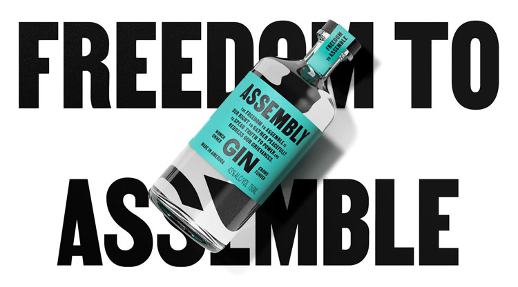 Assembly Gin’s protest-inspired identity - Design Week