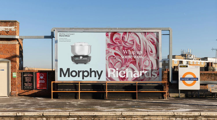 Morphy Richards rebrands to celebrate “the tension of form and function”