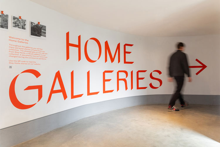 Museum of the Home’s new wayfinding system pays tribute to a staple domestic material