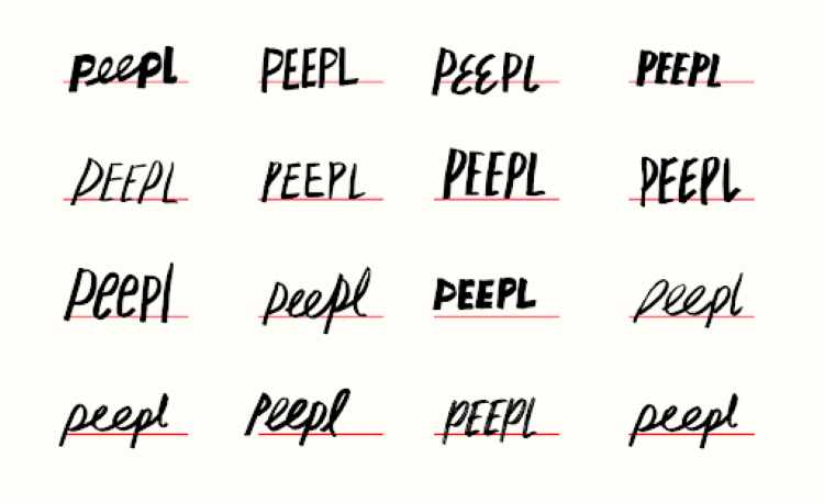 Peepl invites 100 early users to reinterpret its logo