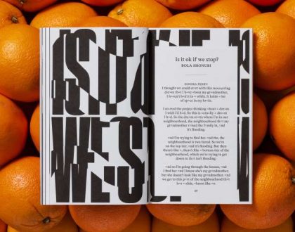 Typographic interventions shape “dreamlike” publication for artist Sondra Perry