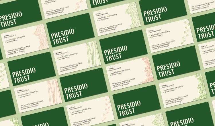 Presidio Park rebrand references classic US national park posters