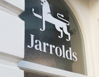 Jarrolds logo and identity by The Click