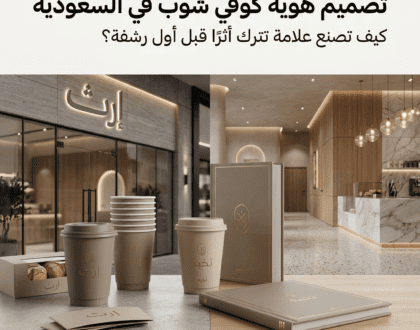 تصميم هوية كوفي شوب في السعودية